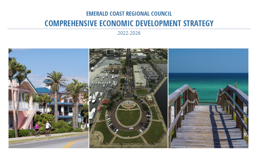 2022 CEDS Cover with Images of NW Florida